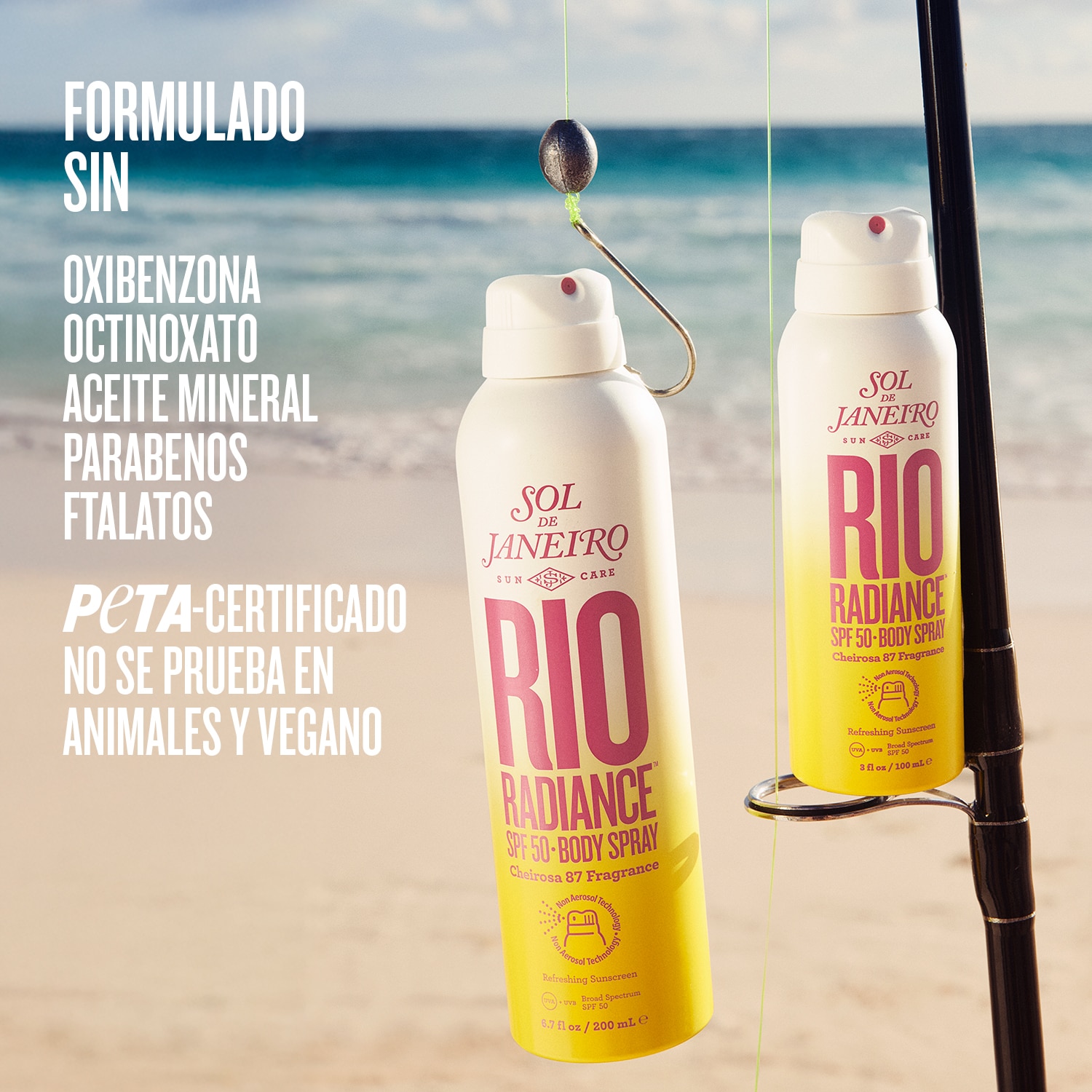 RIO RADIANCE™ SPF 50 BODY SPRAY SUNSCREEN WITH NIACINAMIDE (SPRAY CORPORAL CON PROTECCIÓN SOLAR)